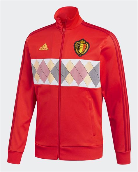 adidas rbfa belgien 3s track top jacke wm 2018 herren|Belgium FA adidas Originals Track Top .